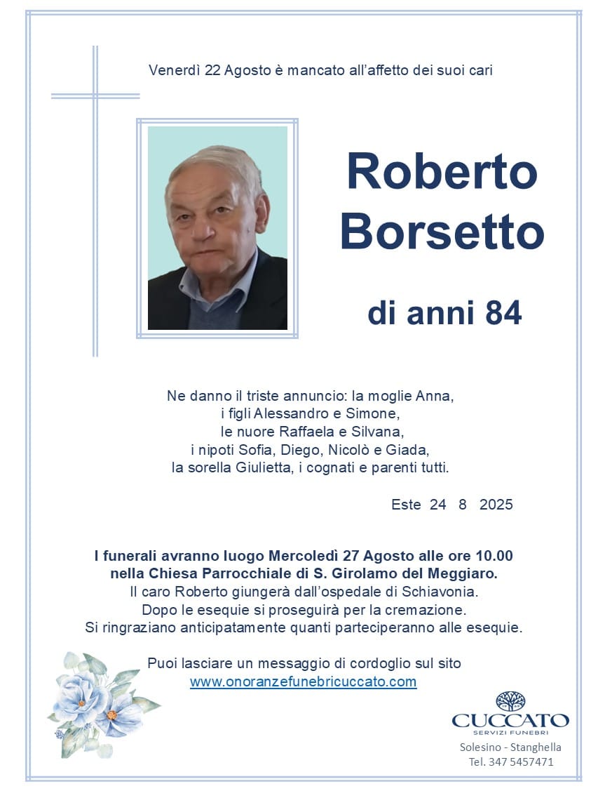Roberto Borsetto 3 Borsetto Roberto