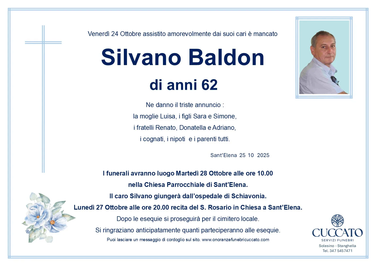 Baldon Silvano epigrafe