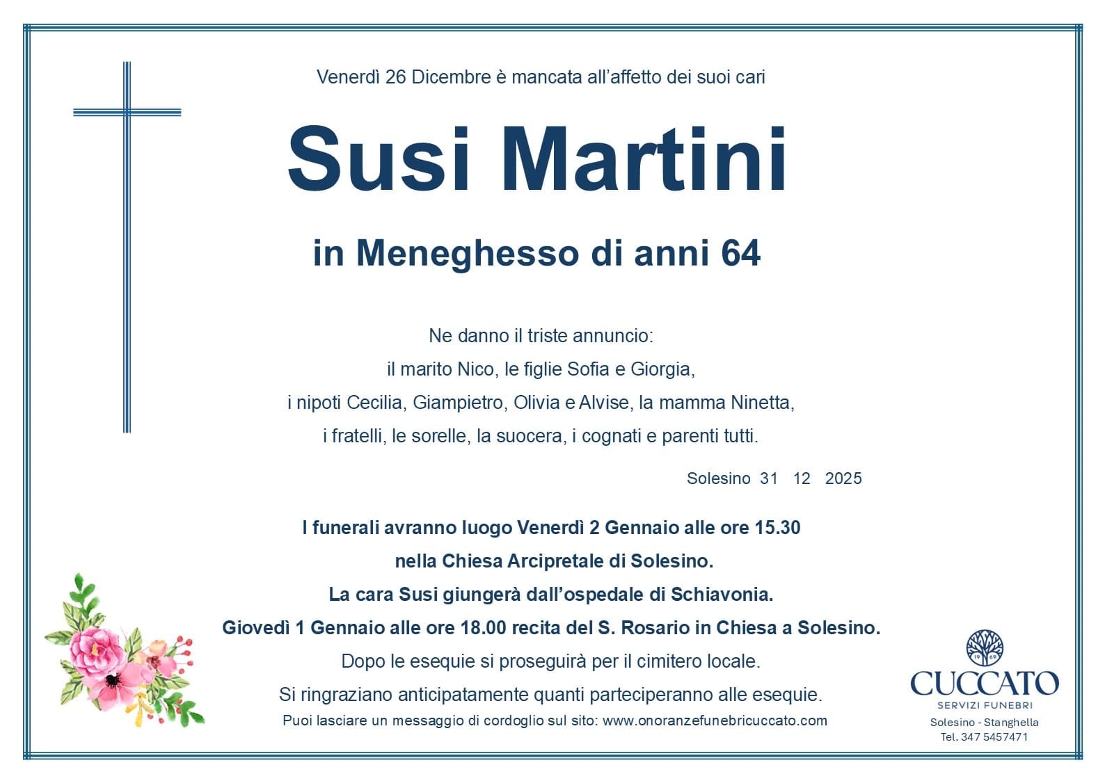 Susi Martini in Meneghesso 1 Martini susi epigrafe 3