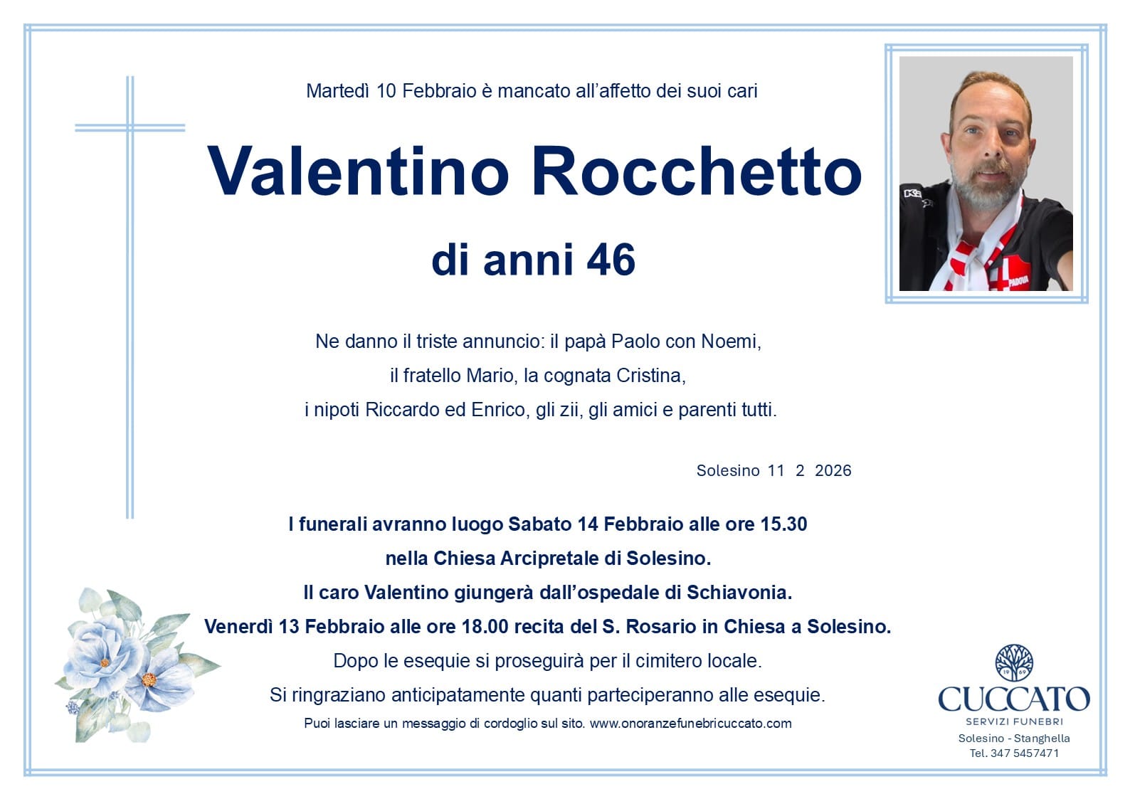 Rocchetto valentino epigrafe