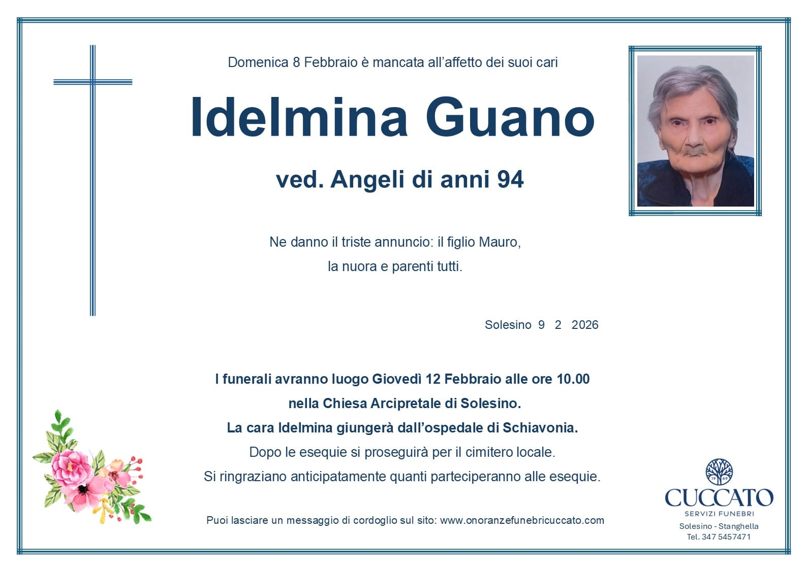 Idelmina Guano ved. Angeli 1 guano idelmina epigrafe