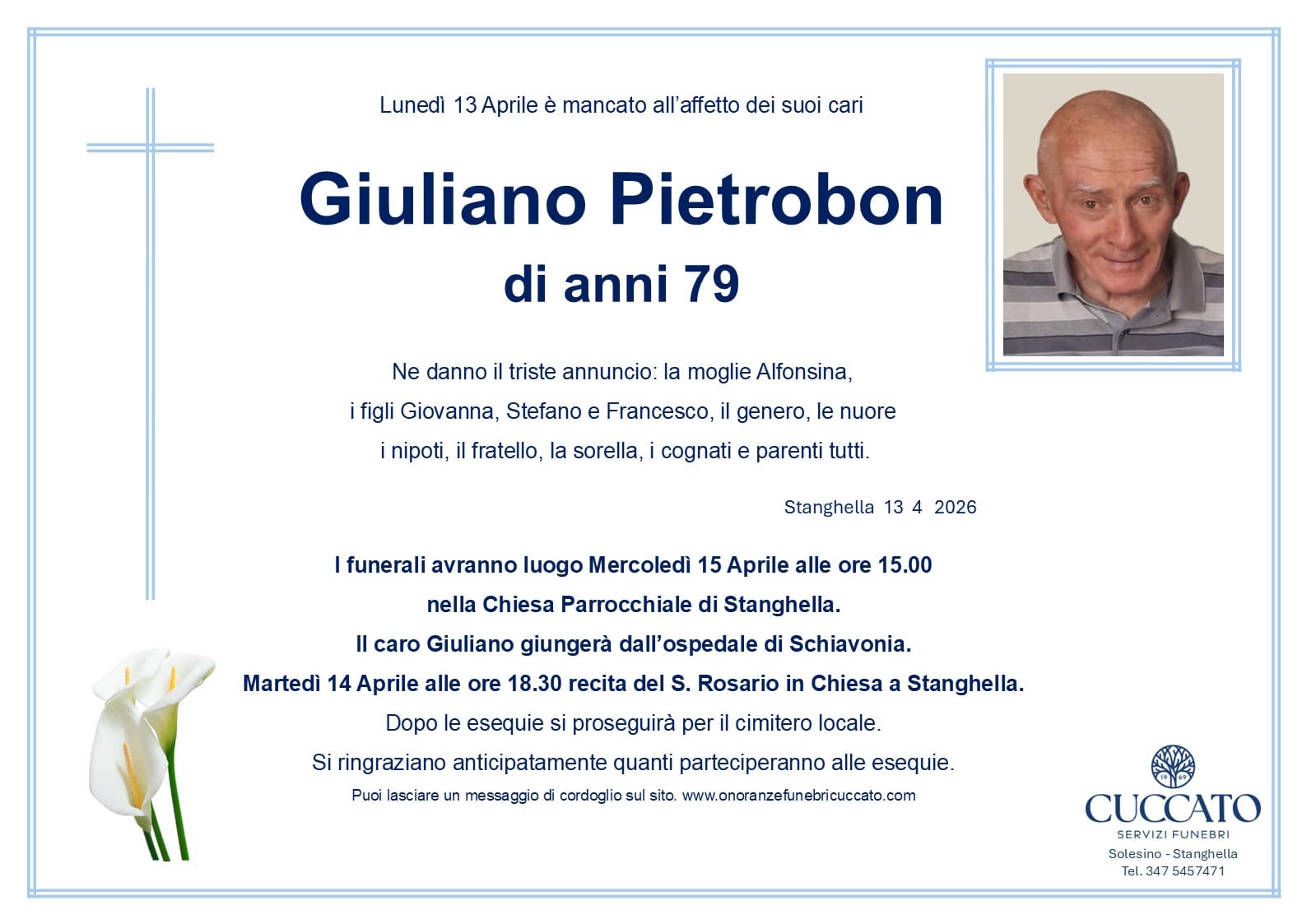 Giuliano Pietrobon 1 Pietrobon Giuliano epigrafe