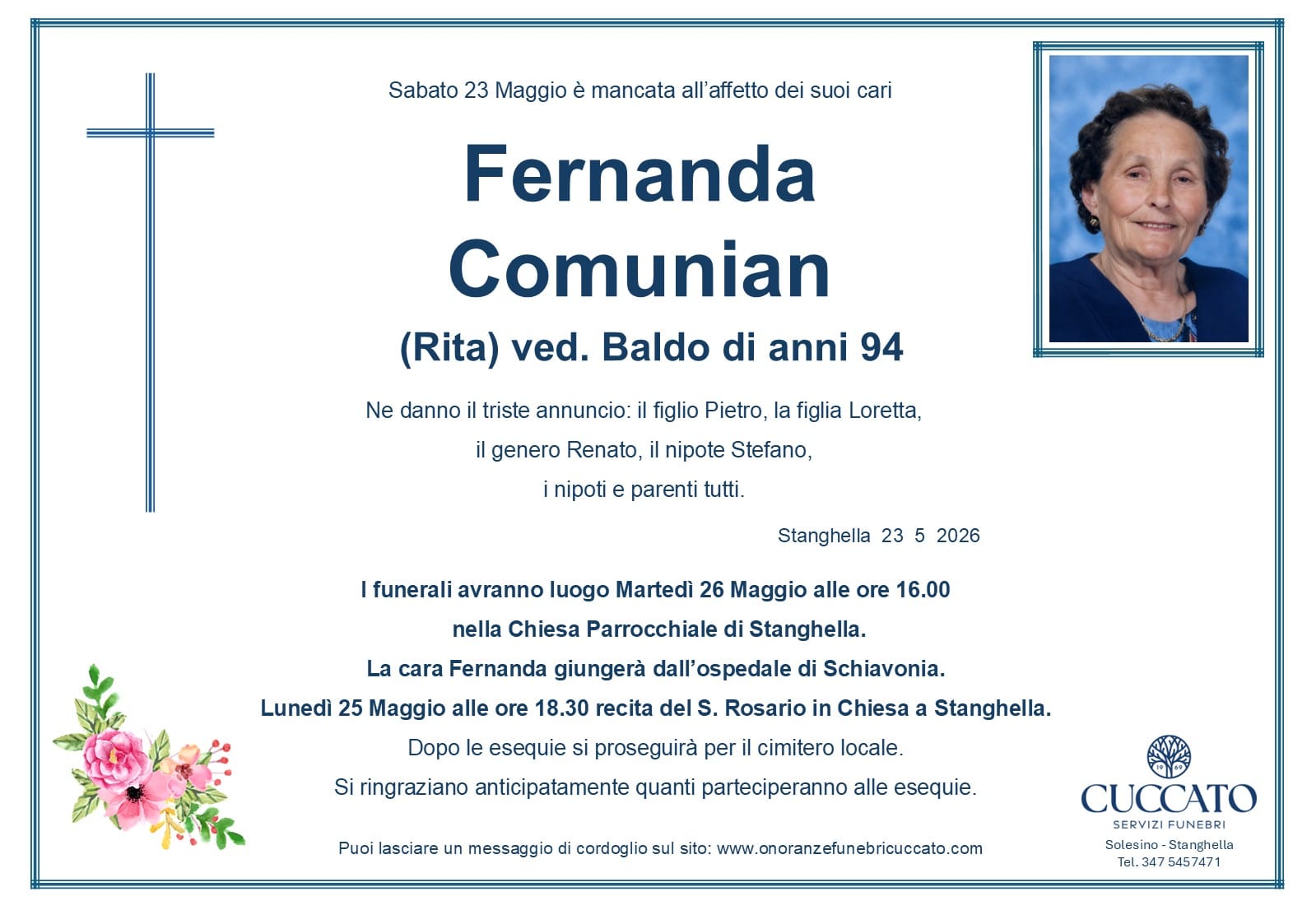 Fernanda Comunian (Rita) 1 Comunian fernanda epigrafe 2
