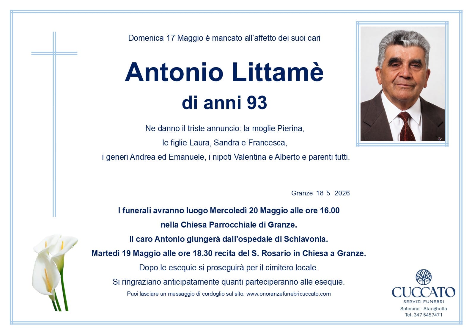 Antonio Littamè 1 littame antonio epigrafe