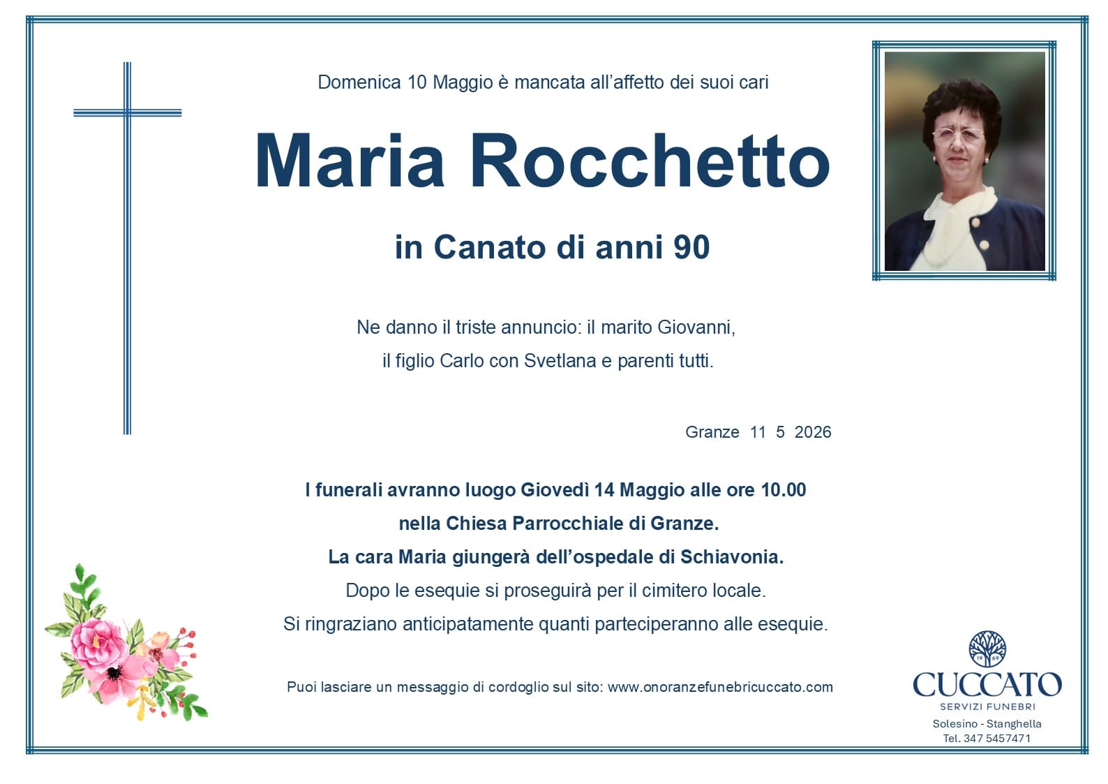 Maria Rocchetto in Canato 1 rocchetto maria epigrafe